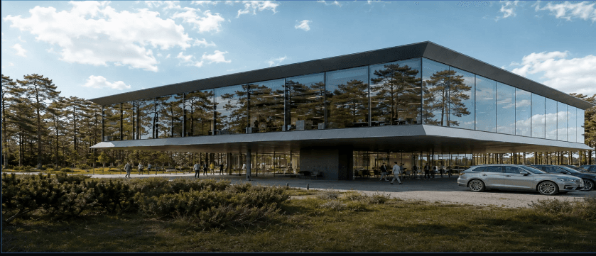 Laboratório europeu moderno para produção biotecnológica
